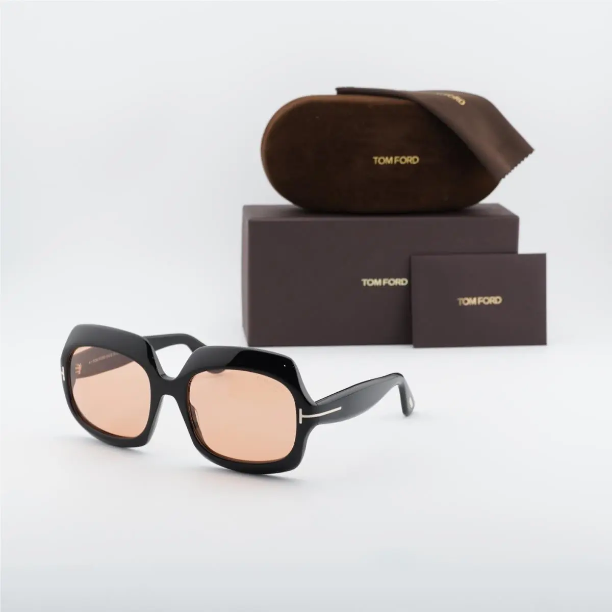 FT1155 05E Black/brown 60-20-135 Sunglasses by Tom Ford