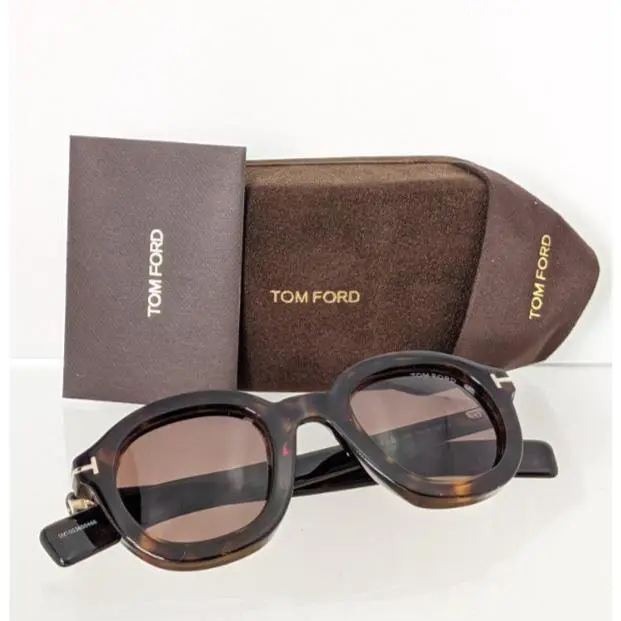 Tom Ford Sunglasses FT 780 01J Anders TF 1100 46mm Brown Tortoise