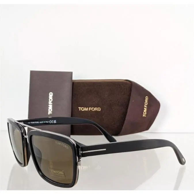 Tom Ford Sunglasses FT 780 01J Anders TF 0780 58mm Brown Tortoise