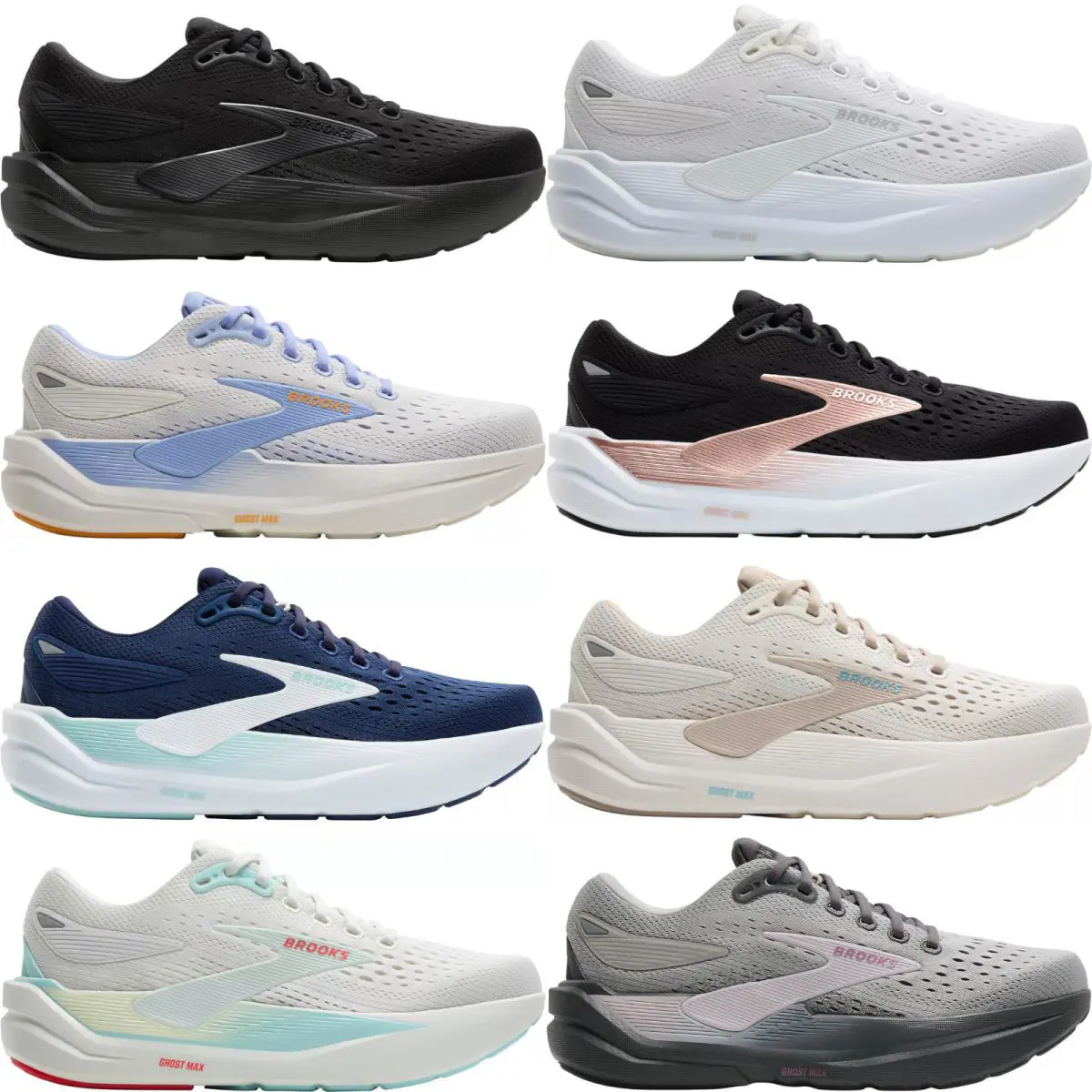 Brooks Ghost Max 3 Women Running Shoe US Size 6-11 Color Athletic - In Stock