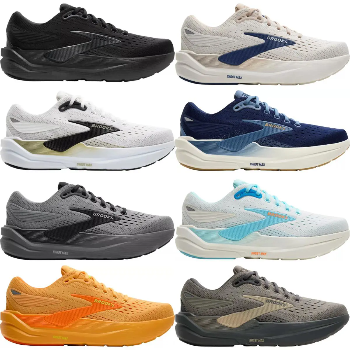 Brooks Ghost Max 3 Men Running Shoe US Size 7-14 Colors Athletic - In Stock