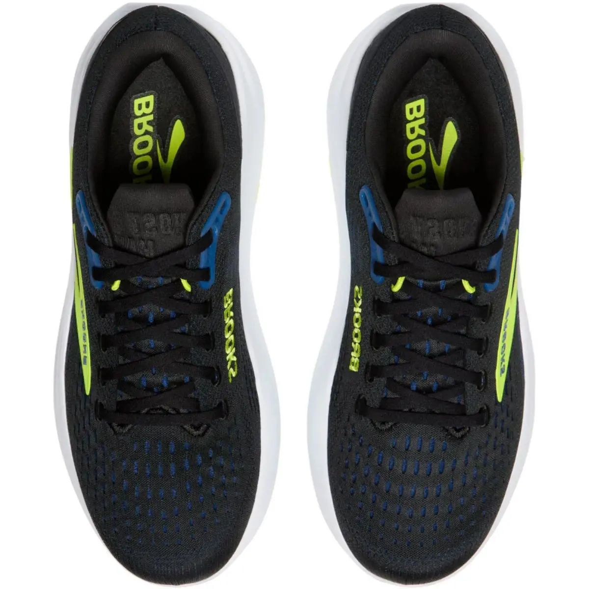 Brooks shoes - Brooks Ghost Max 3 - Ghost Max - Black/Navy/Acid Lime 7