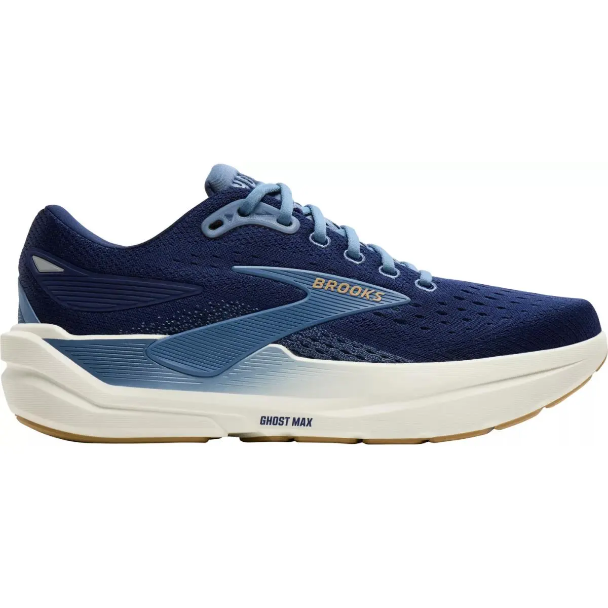 Brooks shoes - Brooks Ghost Max 3 - Ghost Max - Black/Navy/Acid Lime 14