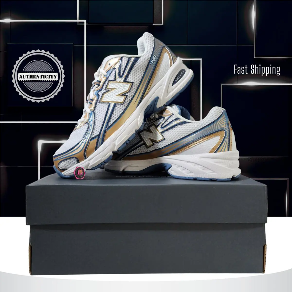 New Balance shoes - New Balance 740 - U740HB2 - Blue 1