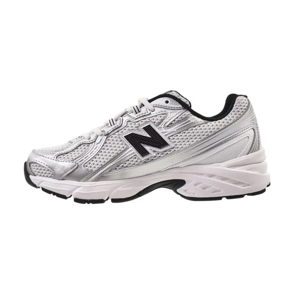 New Balance shoes - White/Metallic Silver/Black 2