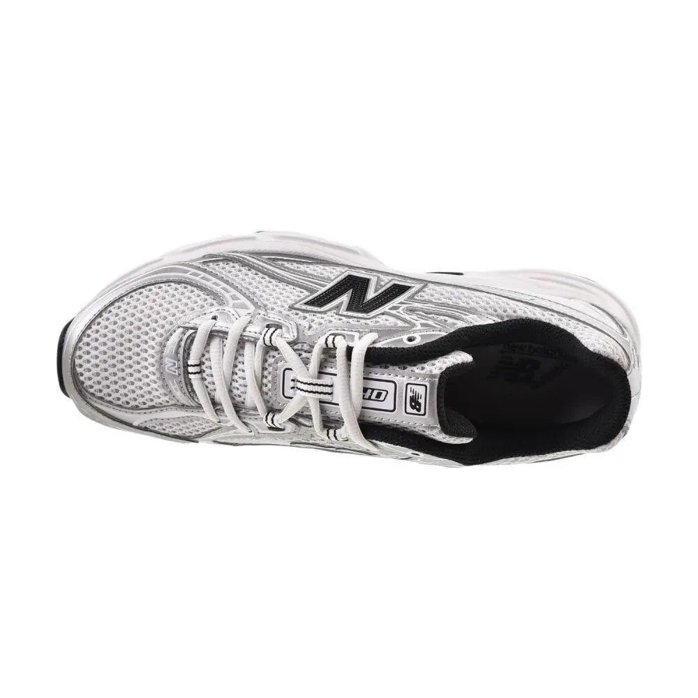 New Balance shoes - White/Metallic Silver/Black 3