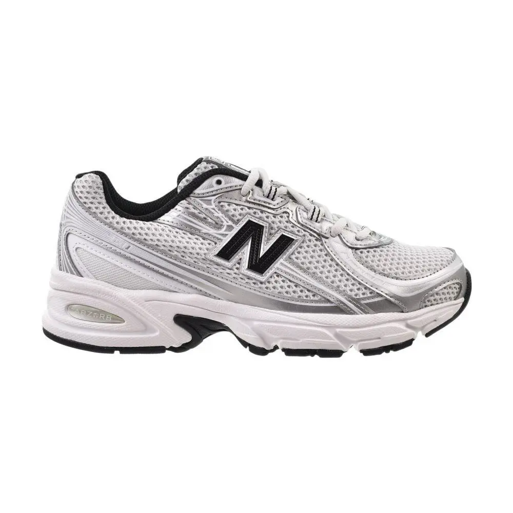 New Balance shoes - White/Metallic Silver/Black 5