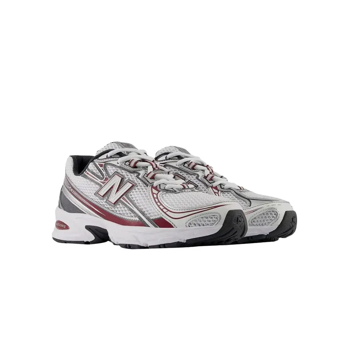 New Balance shoes - Mercury Red/White/Castlerock 5