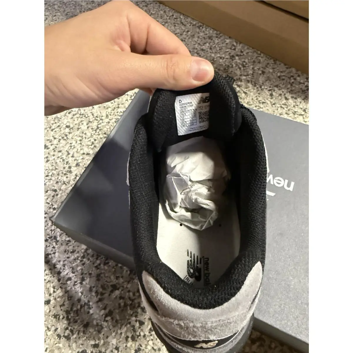 New Balance shoes - U2002RM - U2002RM - GREY/BLACK (UPC: 198686315454) 7