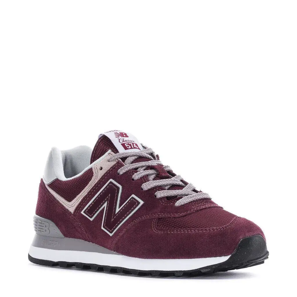 New Balance shoes - New Balance 574 - Burgundy/White/Grey - u40 - ML574EVM 1