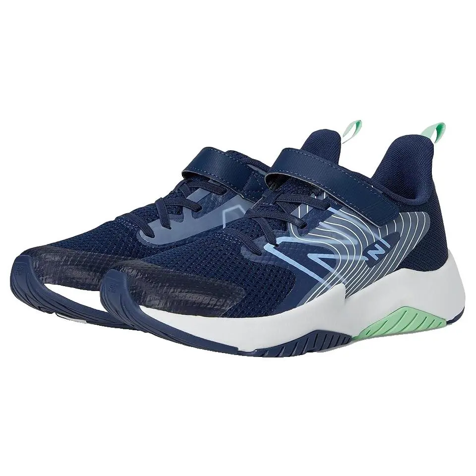 New Balance Fresh Foam Arishi V4 Bungee Lace Top Strap Running Shoes Kids 1 Blue - Blue