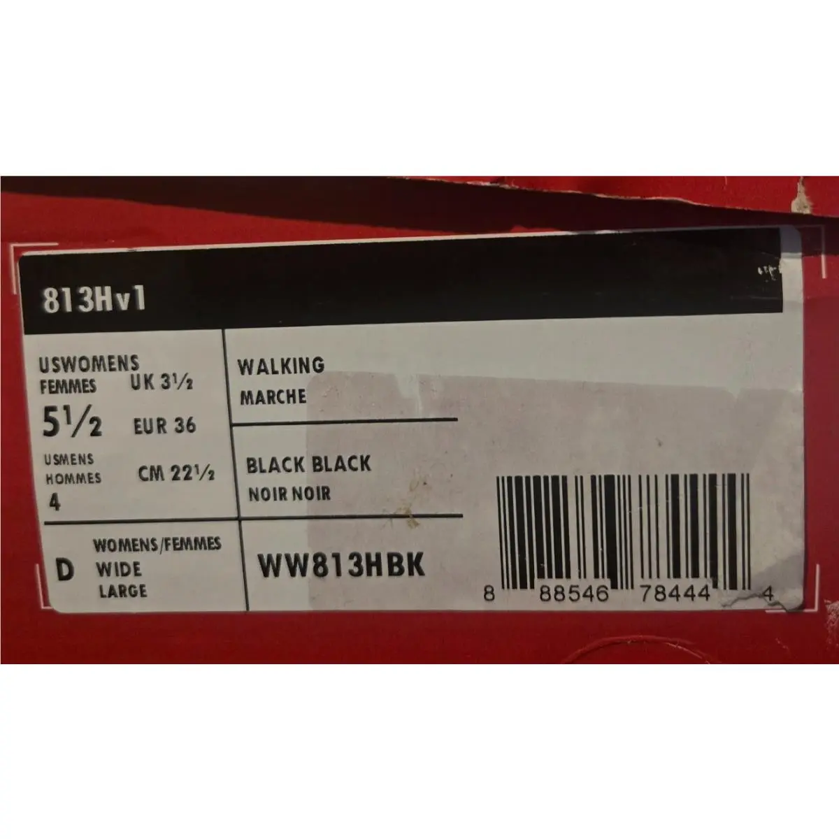New Balance shoes - New Balance WW813Hv1 - WW813HBK - Black (UPC: 888546784444) 6
