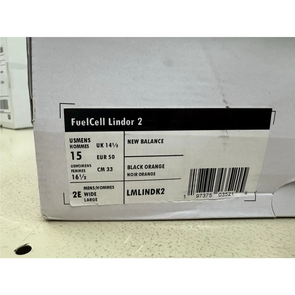 New Balance shoes - New Balance Lindor 2 - Lindor - LMLINDK2 - Black/Neon Dragonfly (UPC: 0197375035215) 3