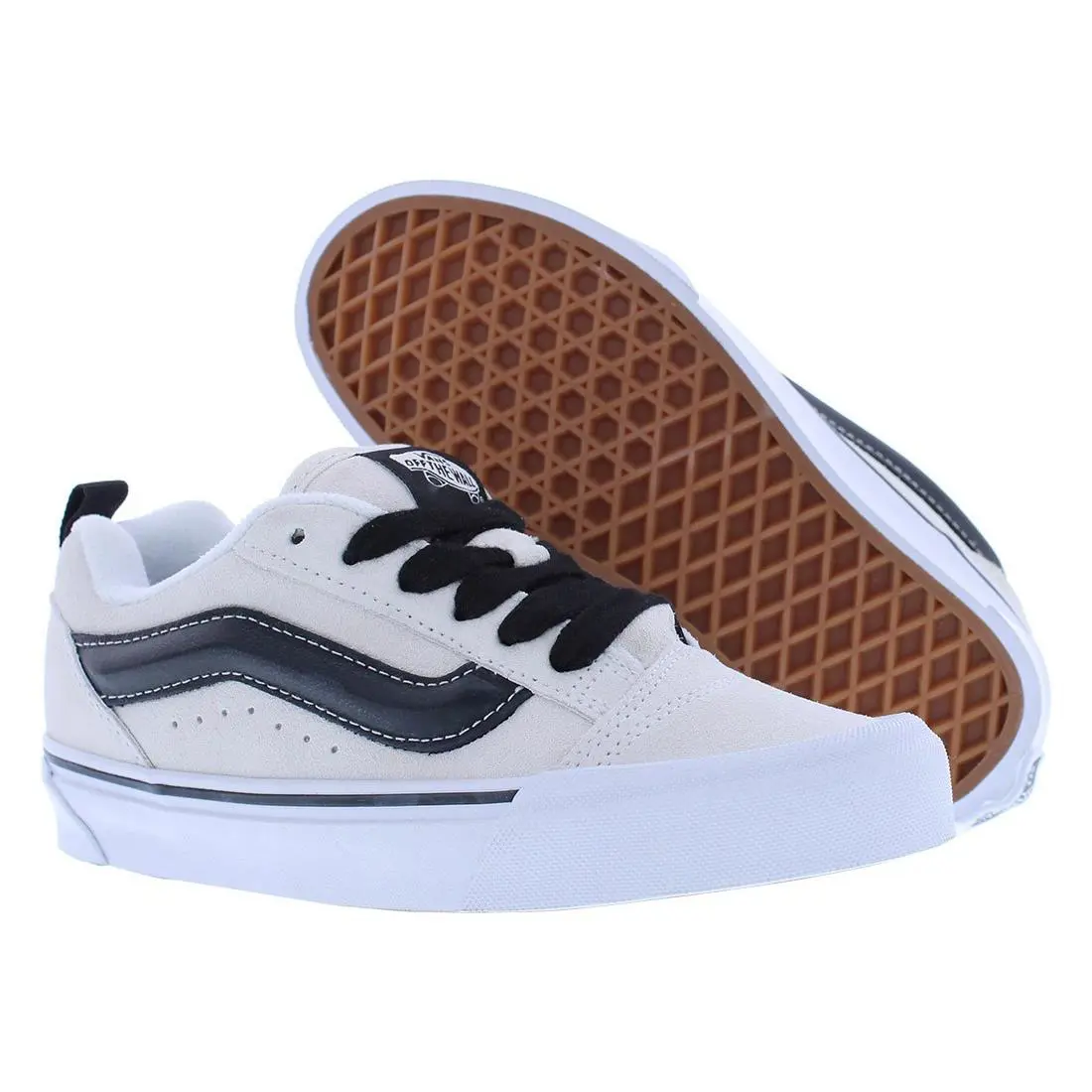 Vans Knu Skool Unisex Shoes - White/Black, Main: White