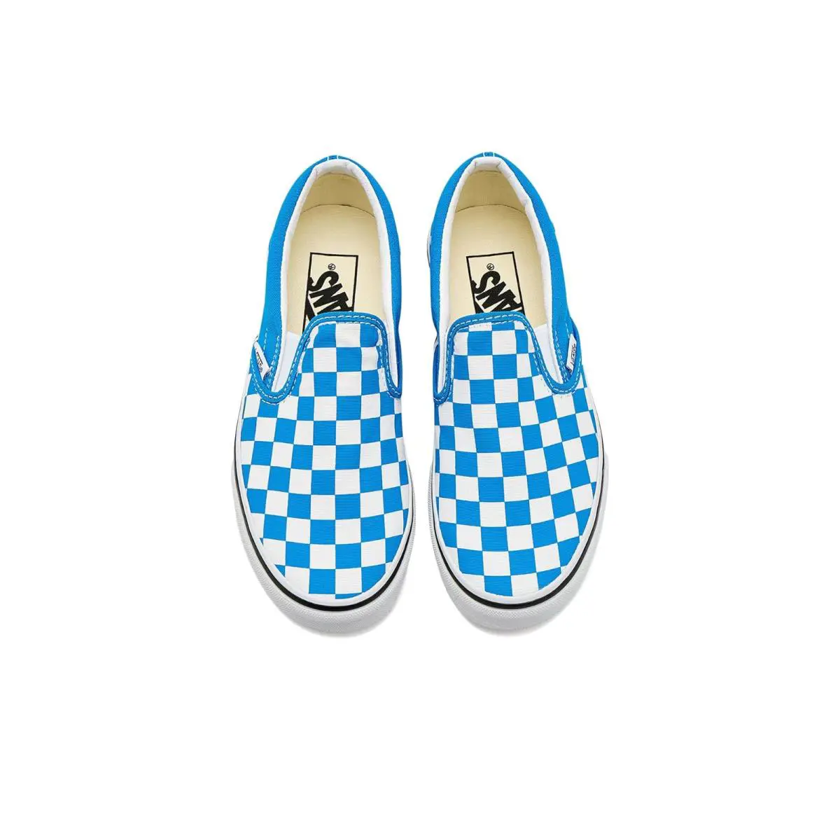 Vans shoes - Color Theory Checkerboard Bright Azure