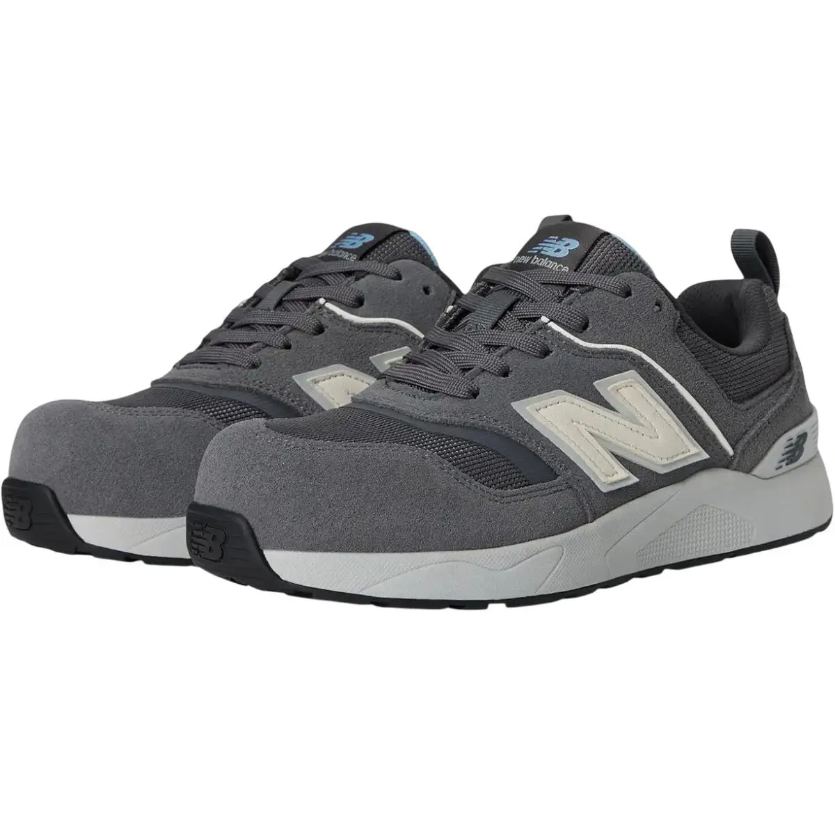New Balance Elite Lite Safety Shoes Composite Toe Womens 10.5 Magnet Whisp Blue - Magnet Wispy Blue