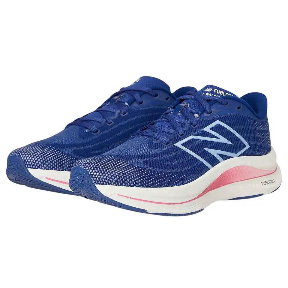 New Balance Fuelcell Walker Elite V1 Walking Shoes Womens 7 D Wide Blue Pink - Blue Pink