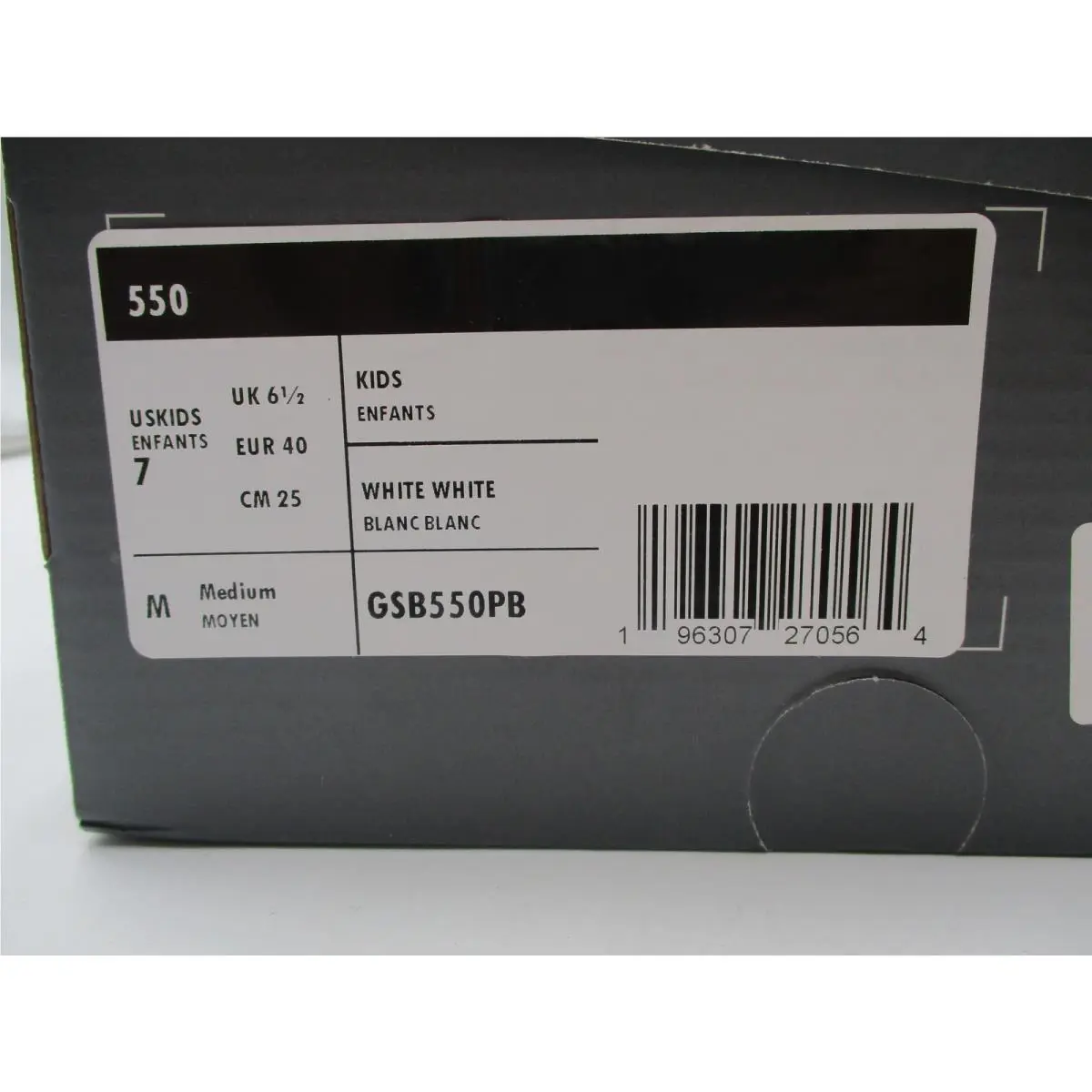 New Balance shoes - New Balance GSB550PB - White 13