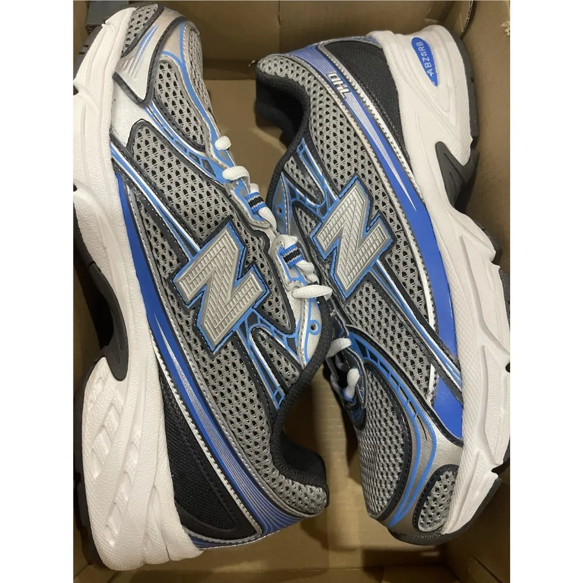 New Balance 740v2 Slate Grey Blue Agate Men`s Low Top Mesh Lace Up Sneakers