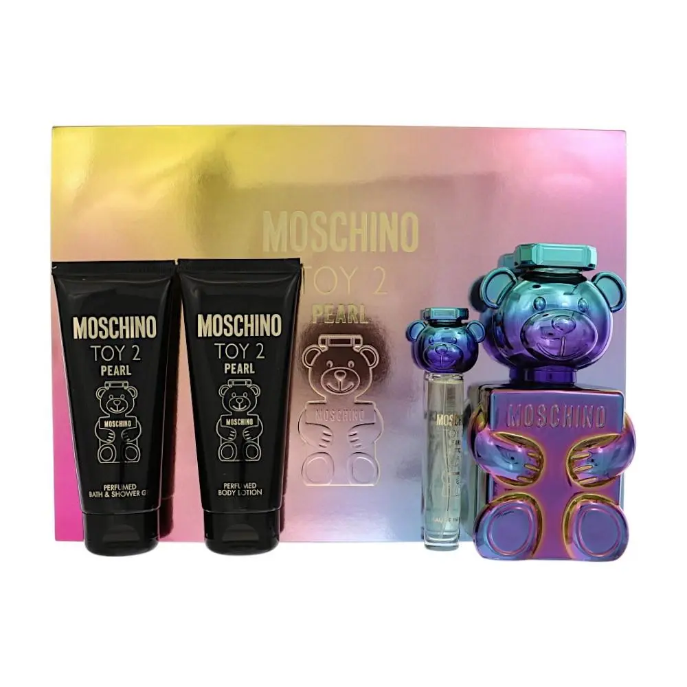 Toy 2 Pearl by Moschino Gift Set For Women 4 Piece Gift Set - 3.4 Oz Eau De