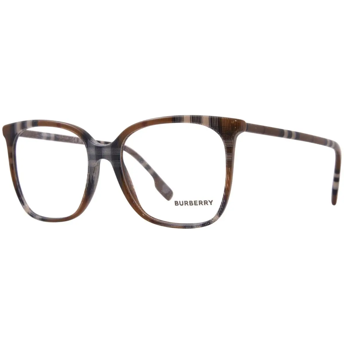 Burberry Louise BE2367 3966 Eyeglasses Frame Women`s Check Brown Full Rim 54mm