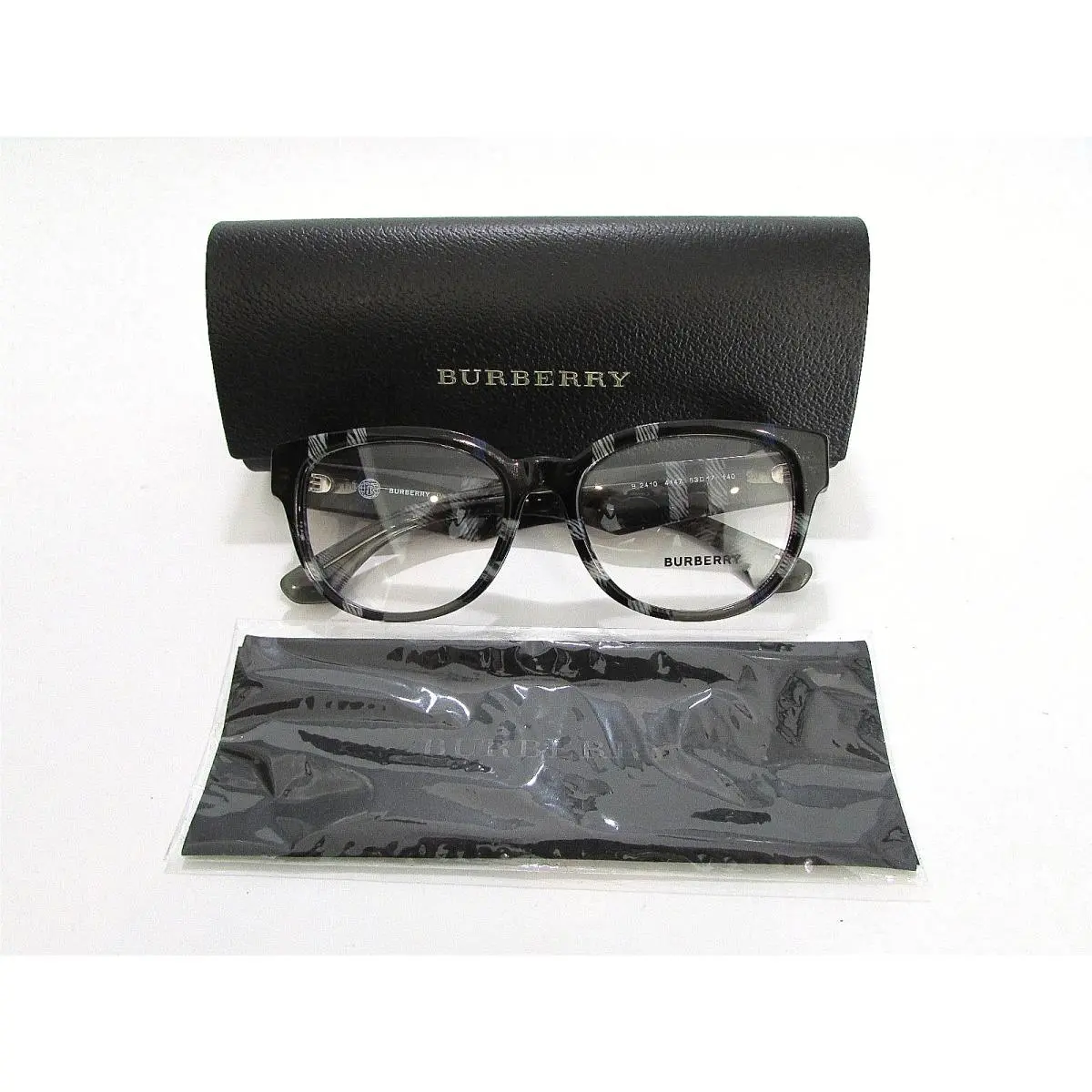 Burberry B2140 B 2410 4147 Check Lichen Eyeglasses Rx-able Frame