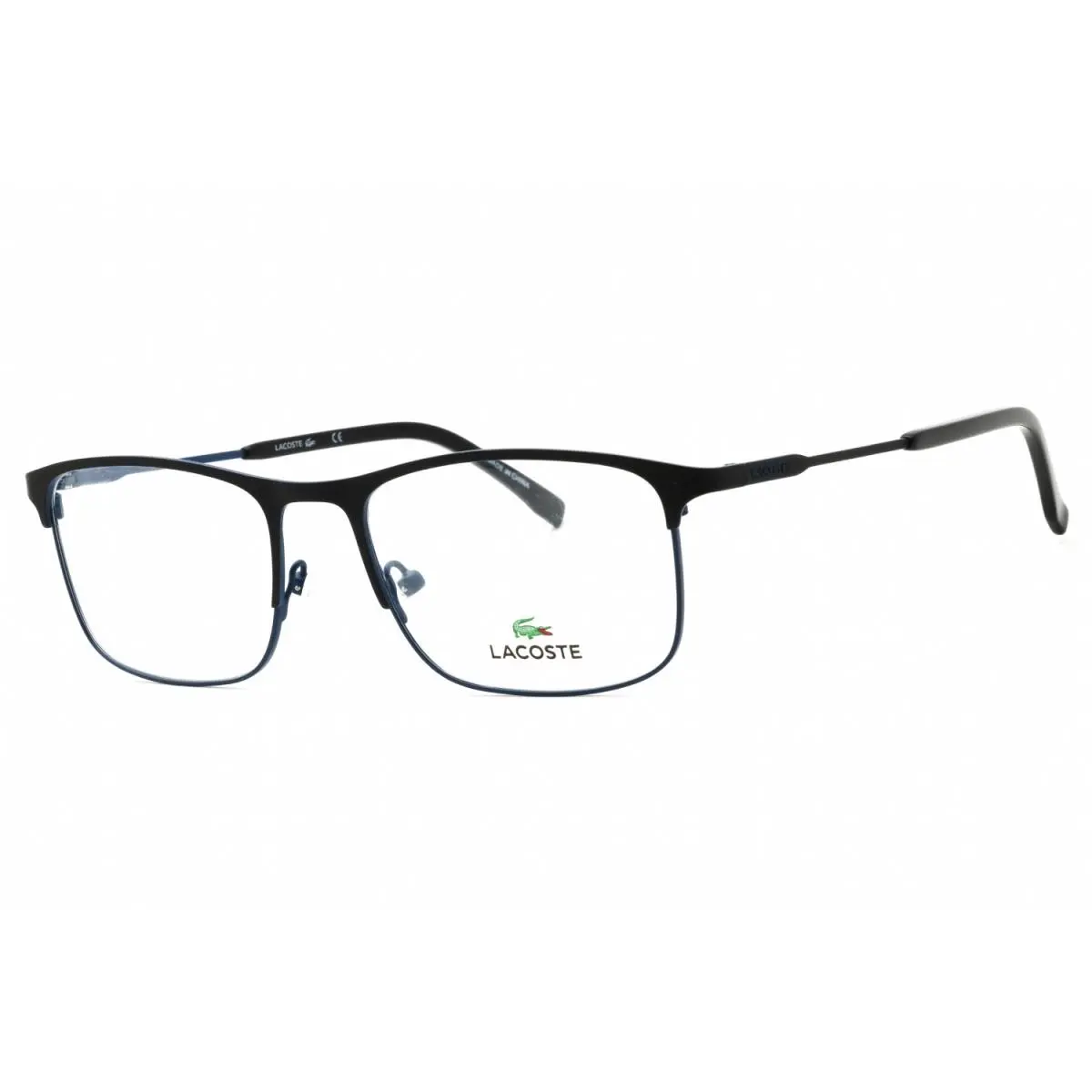 Lacoste L2252 001 Eyeglasses Matte Black Blue Frame 54mm