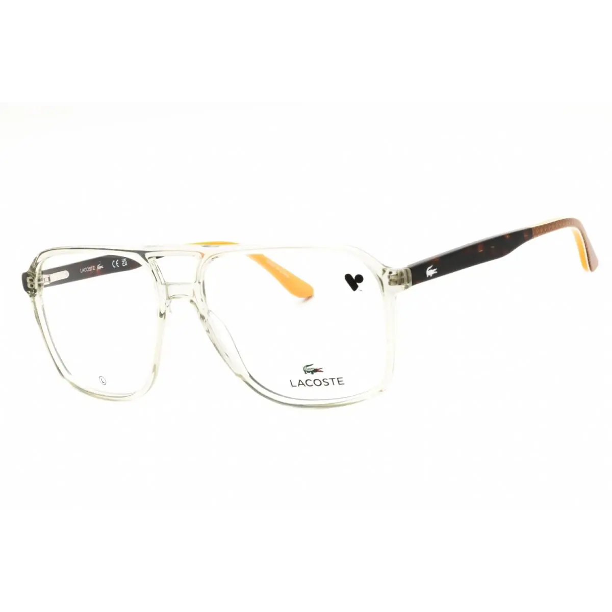 Lacoste L2991 035 Eyeglasses Transparent Gray Frame 58mm