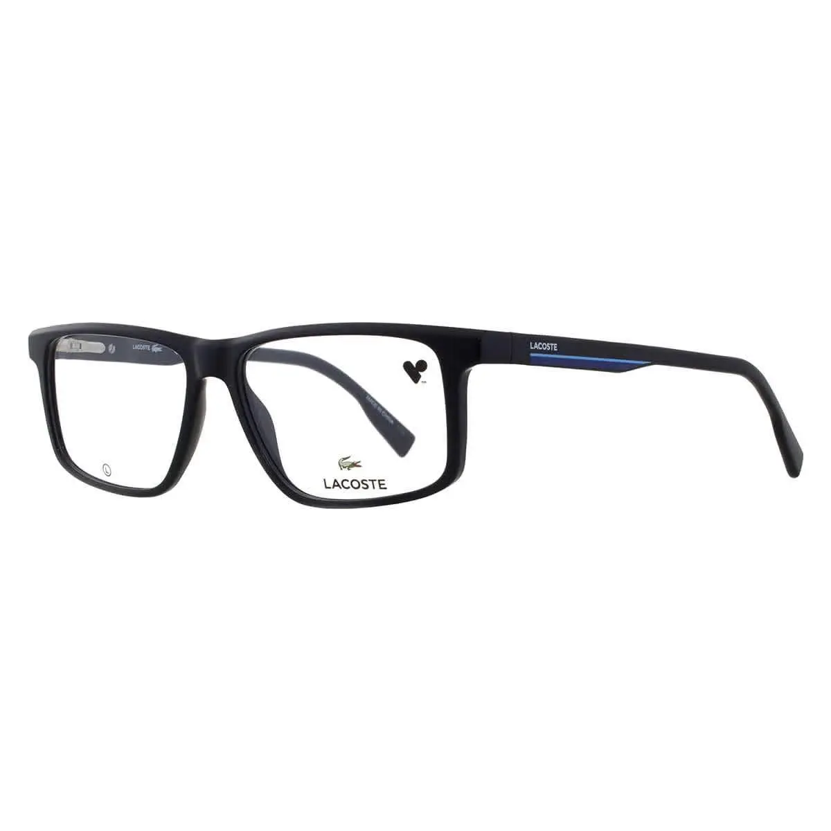 Demo Rectangular Men`s Eyeglasses L2959 001 55 L2959 001 55 by Lacoste