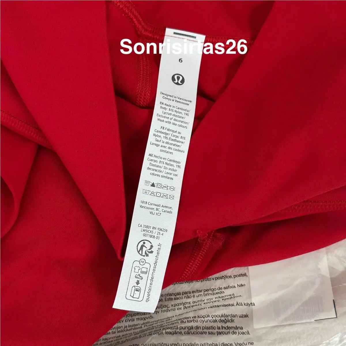 Lululemon clothing - 2026 - 2026 - Red 8
