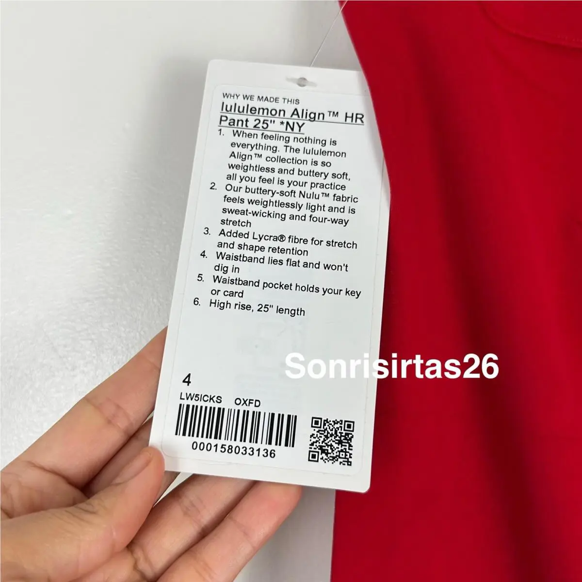 Lululemon clothing - 2026 - 2026 - Red 7