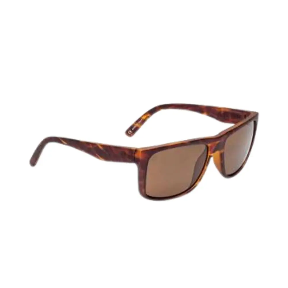 Electric Swingarm Polarized Sunglasses Matte-tort Ohm-bronze Square