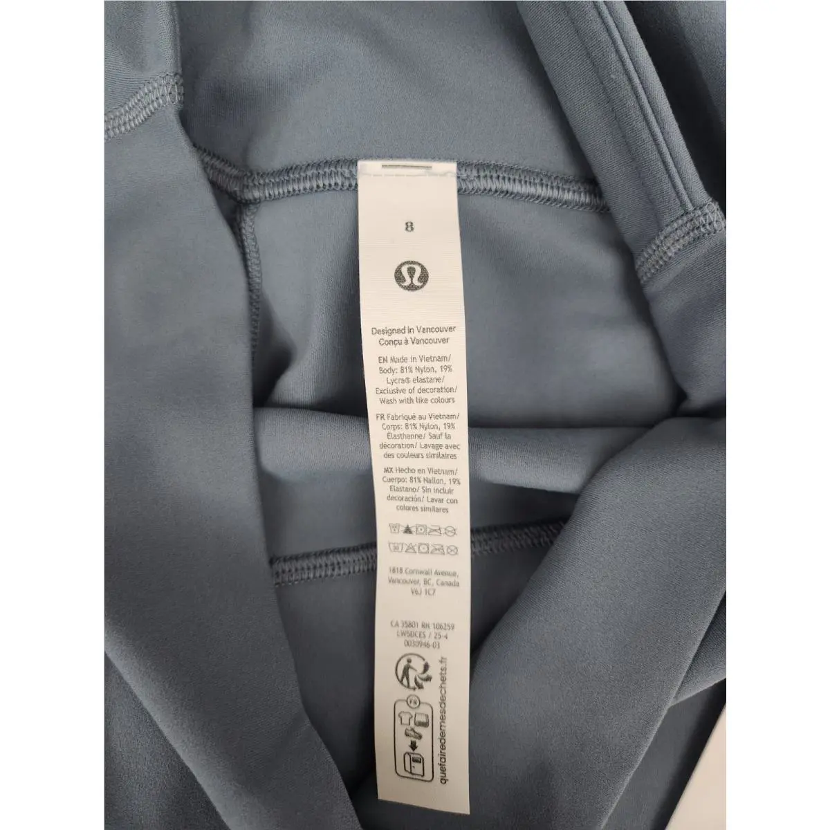 Lululemon clothing - Steel Blue 5