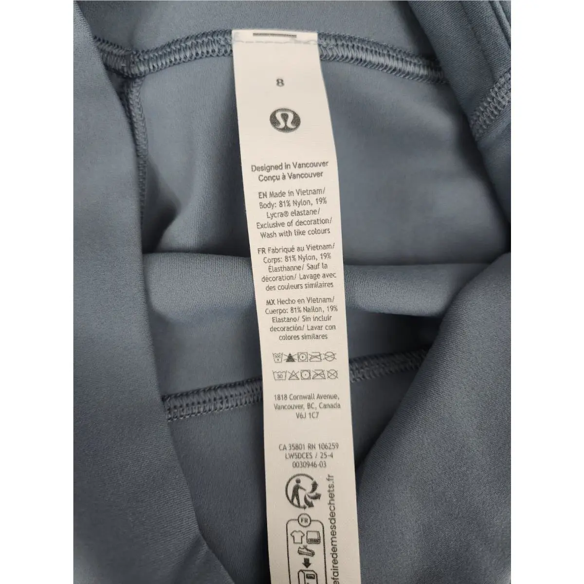 Lululemon clothing - Steel Blue 7