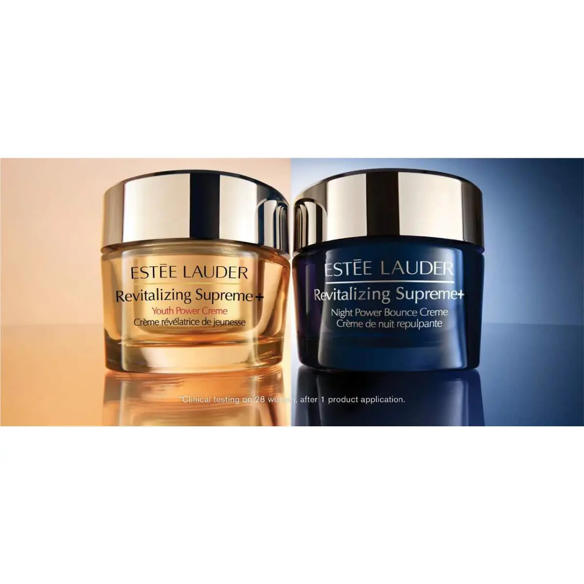 Estee Lauder Revitalizing Supreme+ Youth Power Night Power Duo Full Size Nwob