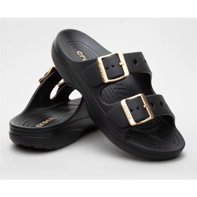 Crocs shoes - Black/Metallic Buckle 5