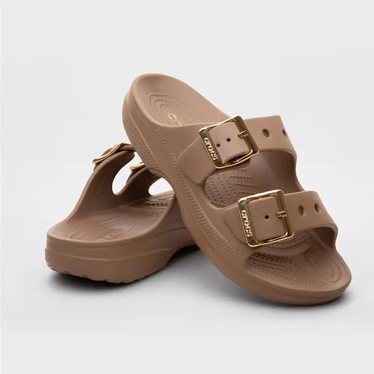 Crocs shoes - Black/Metallic Buckle 11
