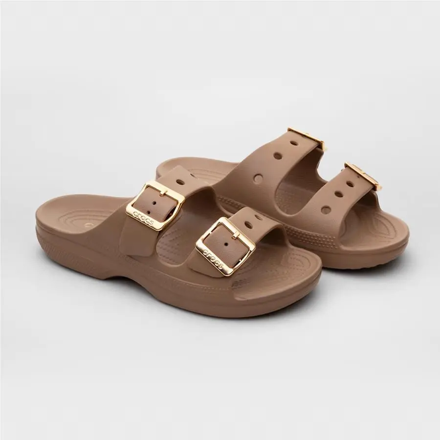 Crocs shoes - Black/Metallic Buckle 12