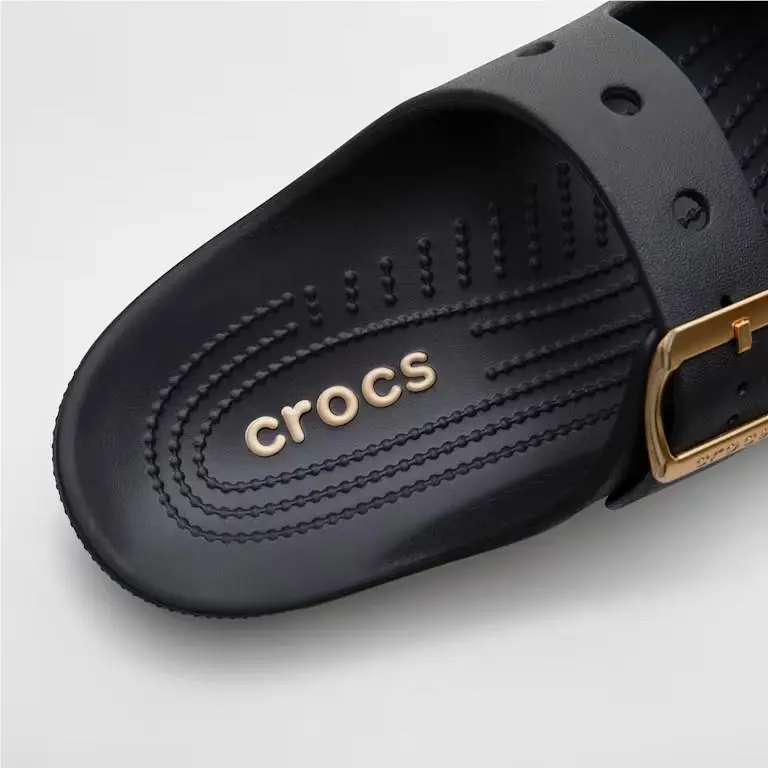 Crocs shoes - Black/Metallic Buckle 2