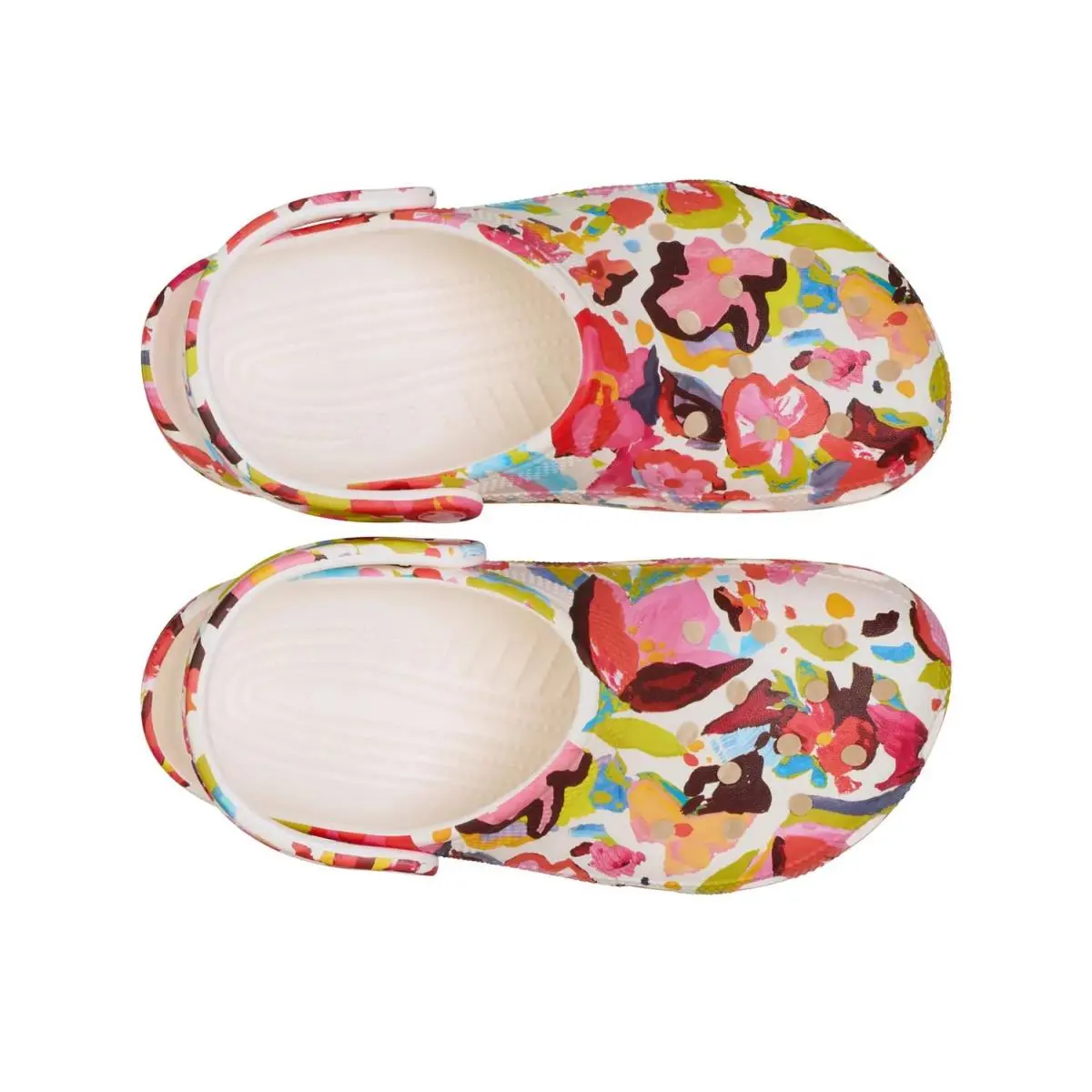 Crocs shoes - White/Multicolor Floral 4