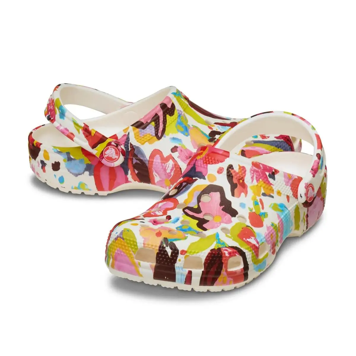 Crocs shoes - White/Multicolor Floral 5