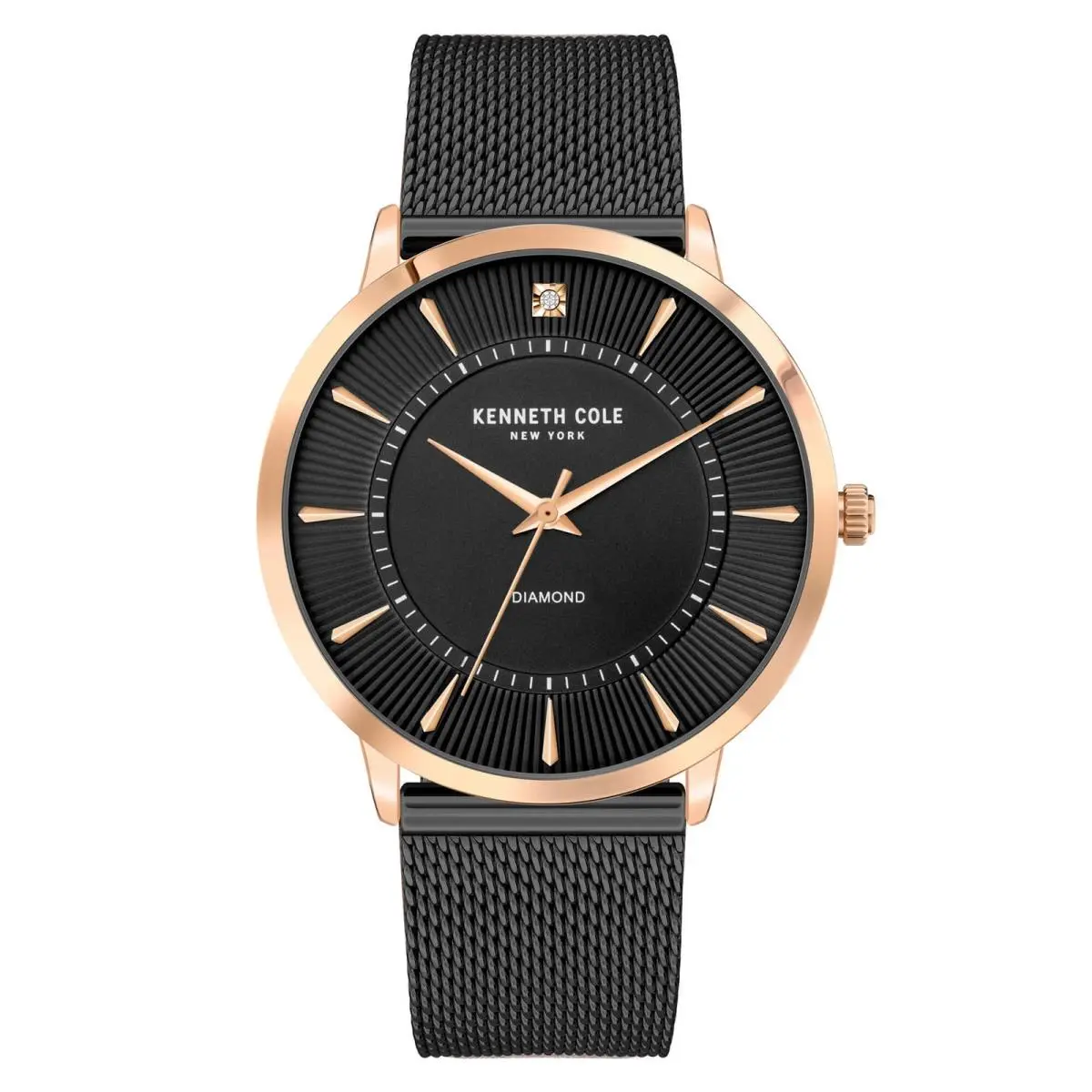Men`s Watch Black Dial Leather Strap KCWGG2653005 by Kenneth Cole