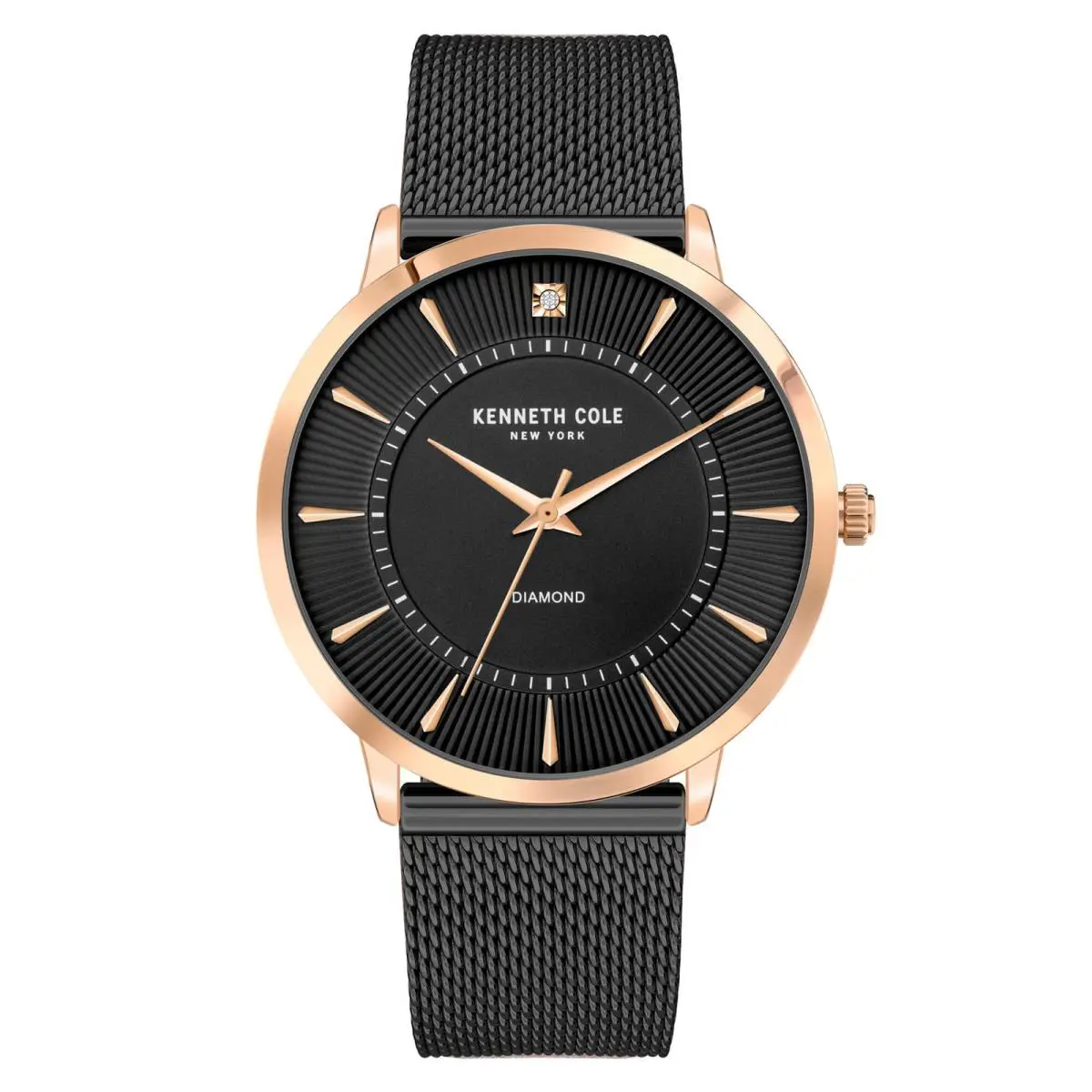 Men`s Watch Black Dial Leather Strap KCWGG2653005 by Kenneth Cole