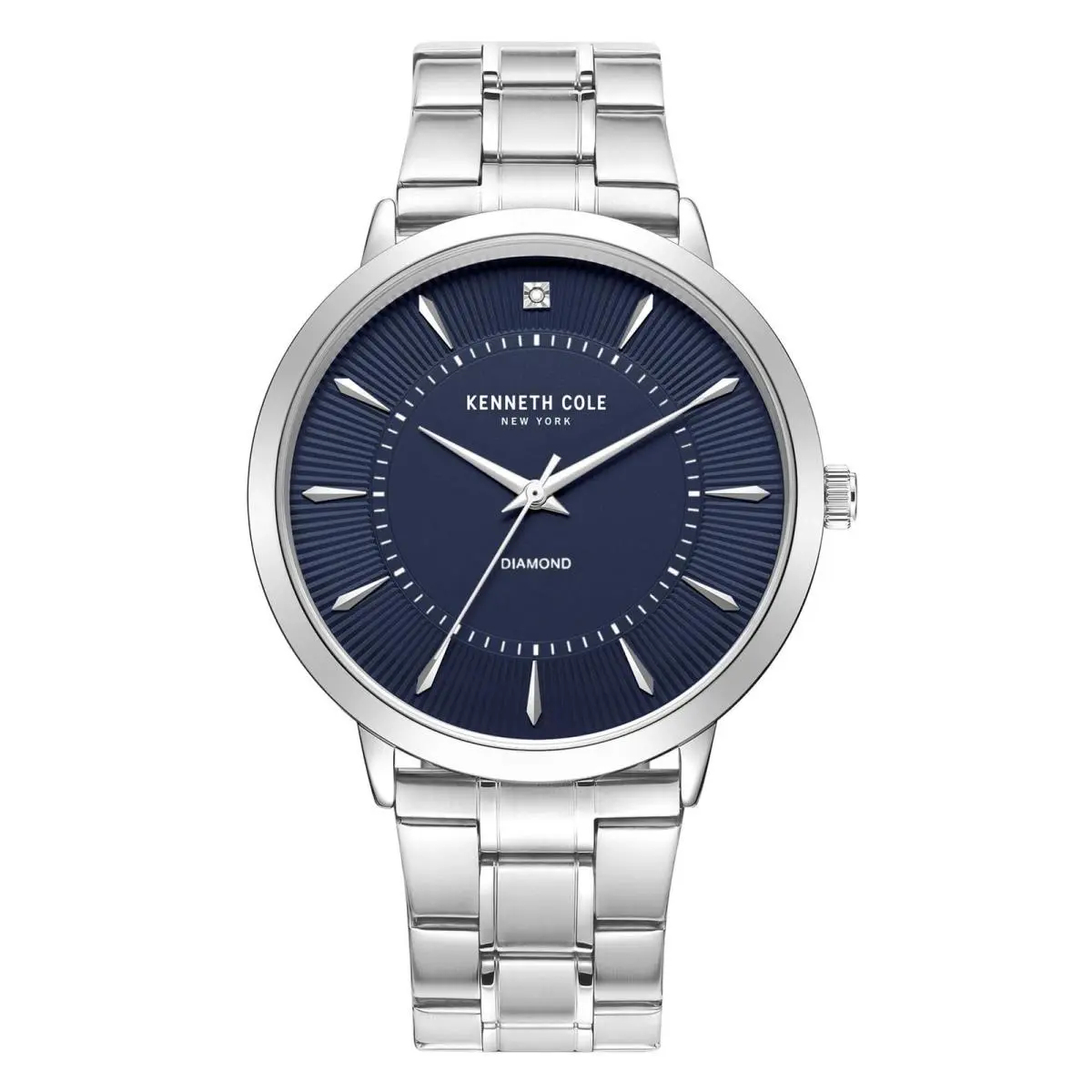 Men`s Watch Blue Dial Silver Stainless Steel Bracelet KCWGG2653011 by Kenneth Cole