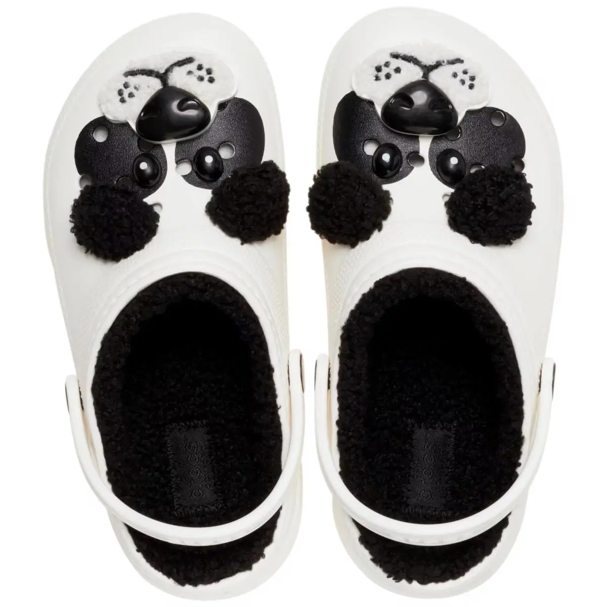 Crocs shoes - Classic Lined Iam Panda Bear Clog - 210395-0WX-10-Medium - Multicolor (UPC: 196265778348) 0