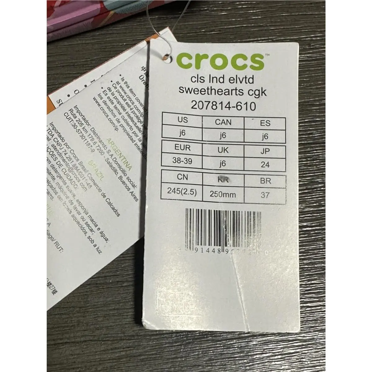 Crocs shoes - CROCS x SWEETHEARTS - SWEETHEARTS - Red (UPC: 0191448952713) 4