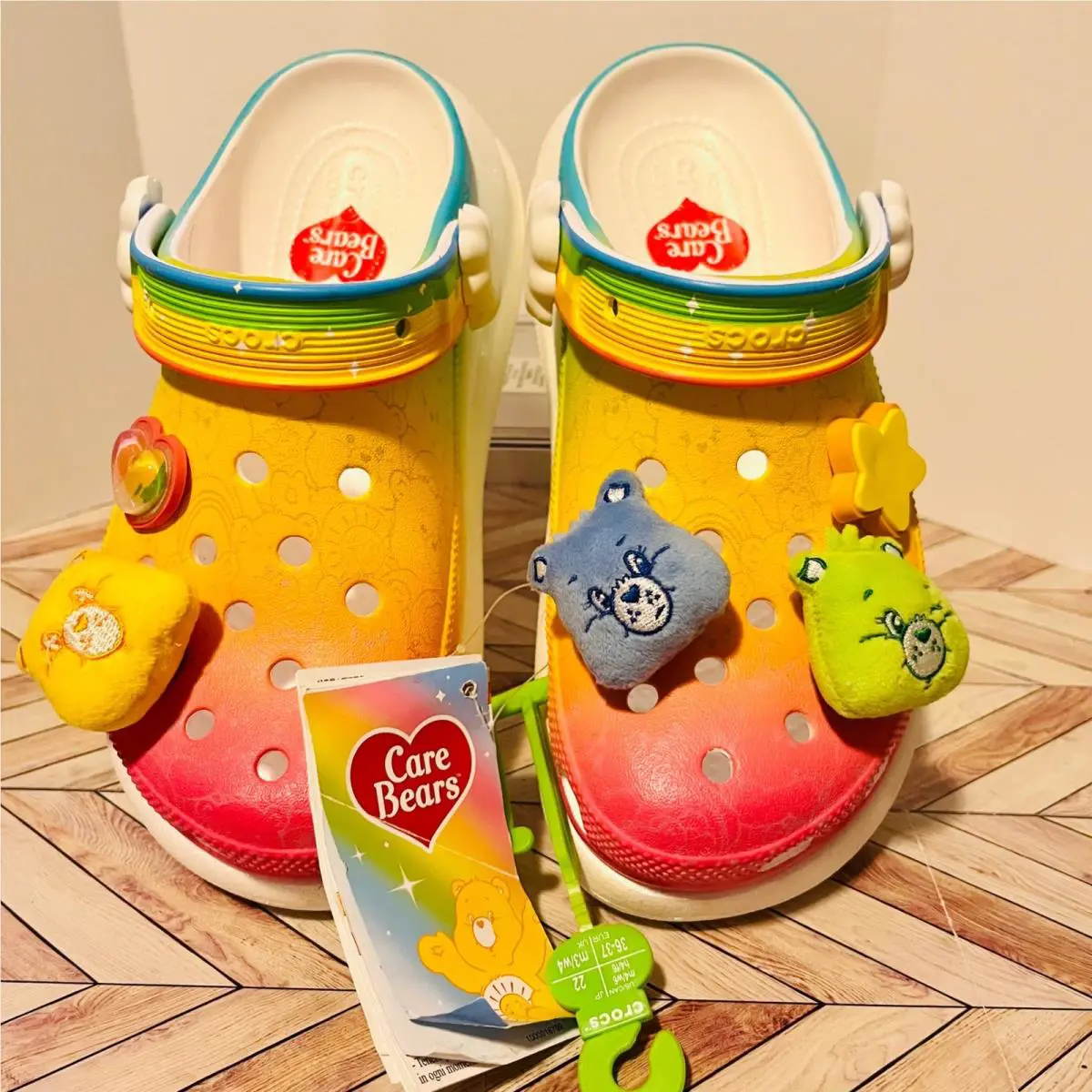 Crocs shoes - Crocs X Care Bears - Care Bears - Pink (UPC: 0196265804368) 1