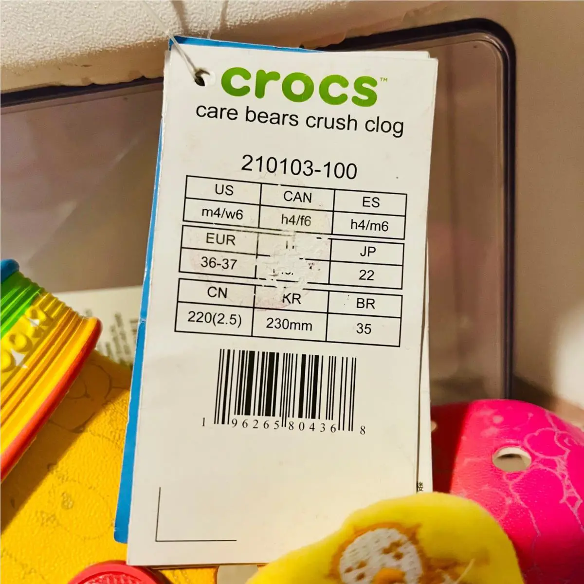 Crocs shoes - Crocs X Care Bears - Care Bears - Pink (UPC: 0196265804368) 7