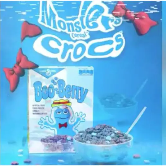 Crocs shoes - Crocs Monster Cereals Boo Berry - Blue (UPC: 196265499298) 5
