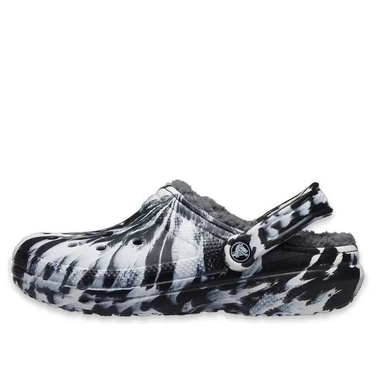 Crocs shoes - Marbled White Black -U25 - 207180-103 2